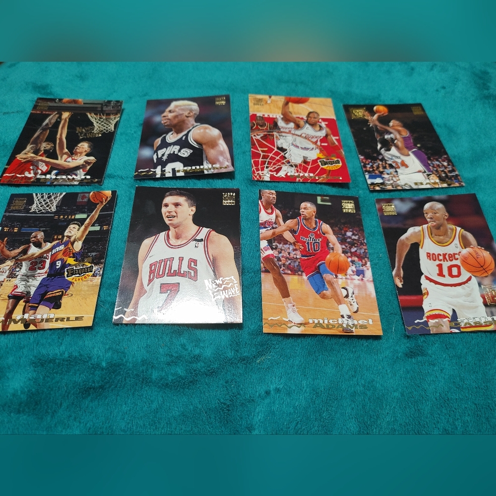 Fleer and Topps Basketball Cards
